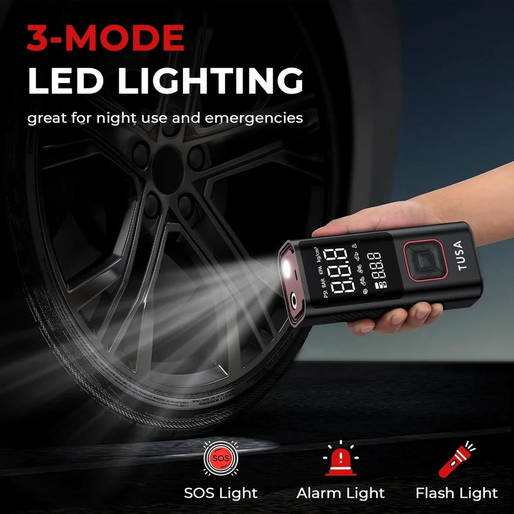 Digital Multi-Use Air Pump – Efficient, Safe & Travel-Friendly