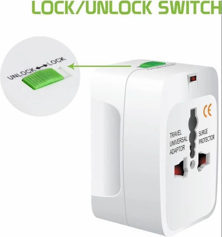 AX Universal Travel Adapter – All-in-One