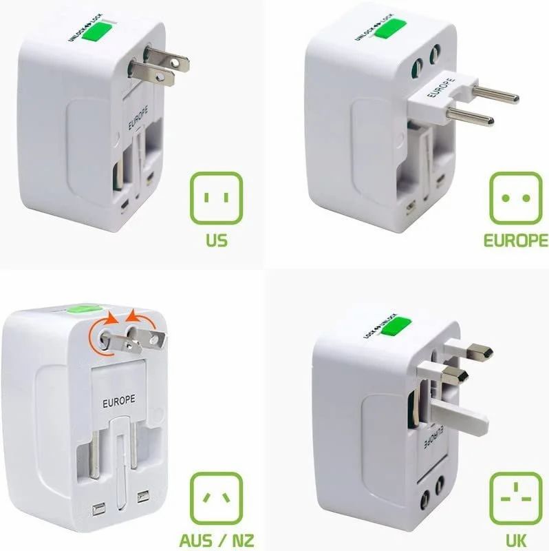 AX Universal Travel Adapter – All-in-One