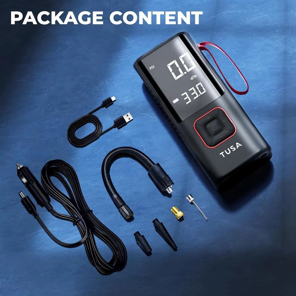 Digital Multi-Use Air Pump – Efficient, Safe & Travel-Friendly