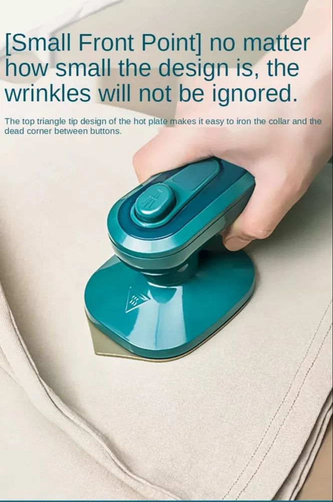 Portable Mini Steam Iron – Dual Mode Garment Ironing Machine