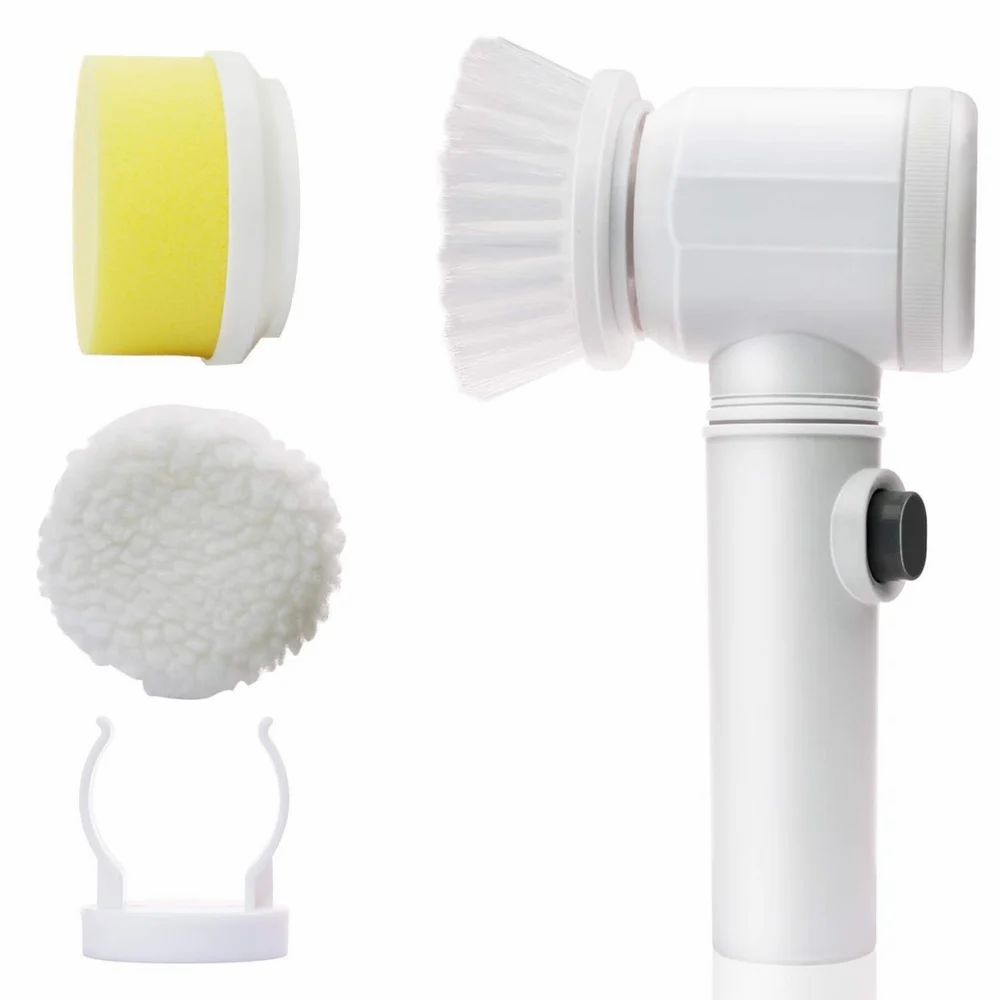 Rechargeable Electric Cleaning Brush Set – Multi-Surface Scrubber