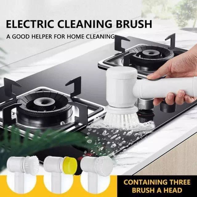 Rechargeable Electric Cleaning Brush Set – Multi-Surface Scrubber