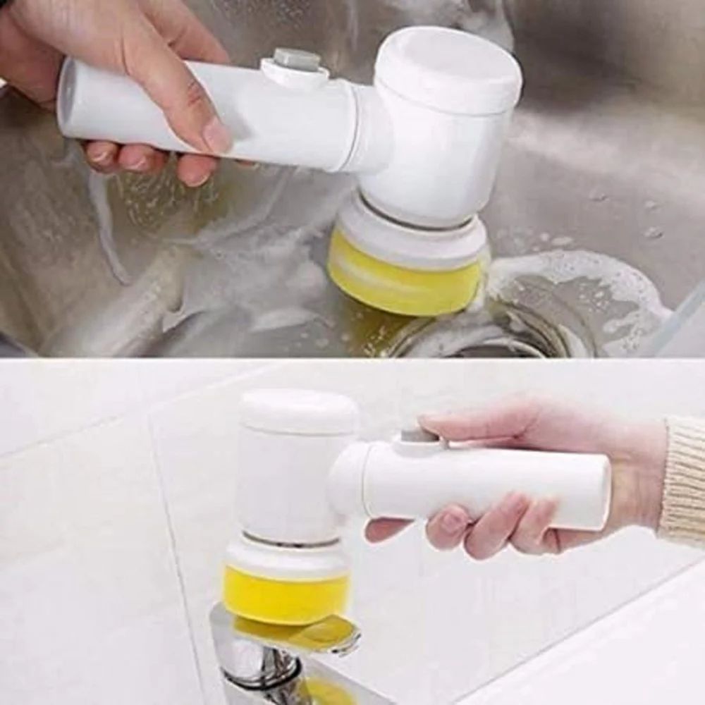 Rechargeable Electric Cleaning Brush Set – Multi-Surface Scrubber
