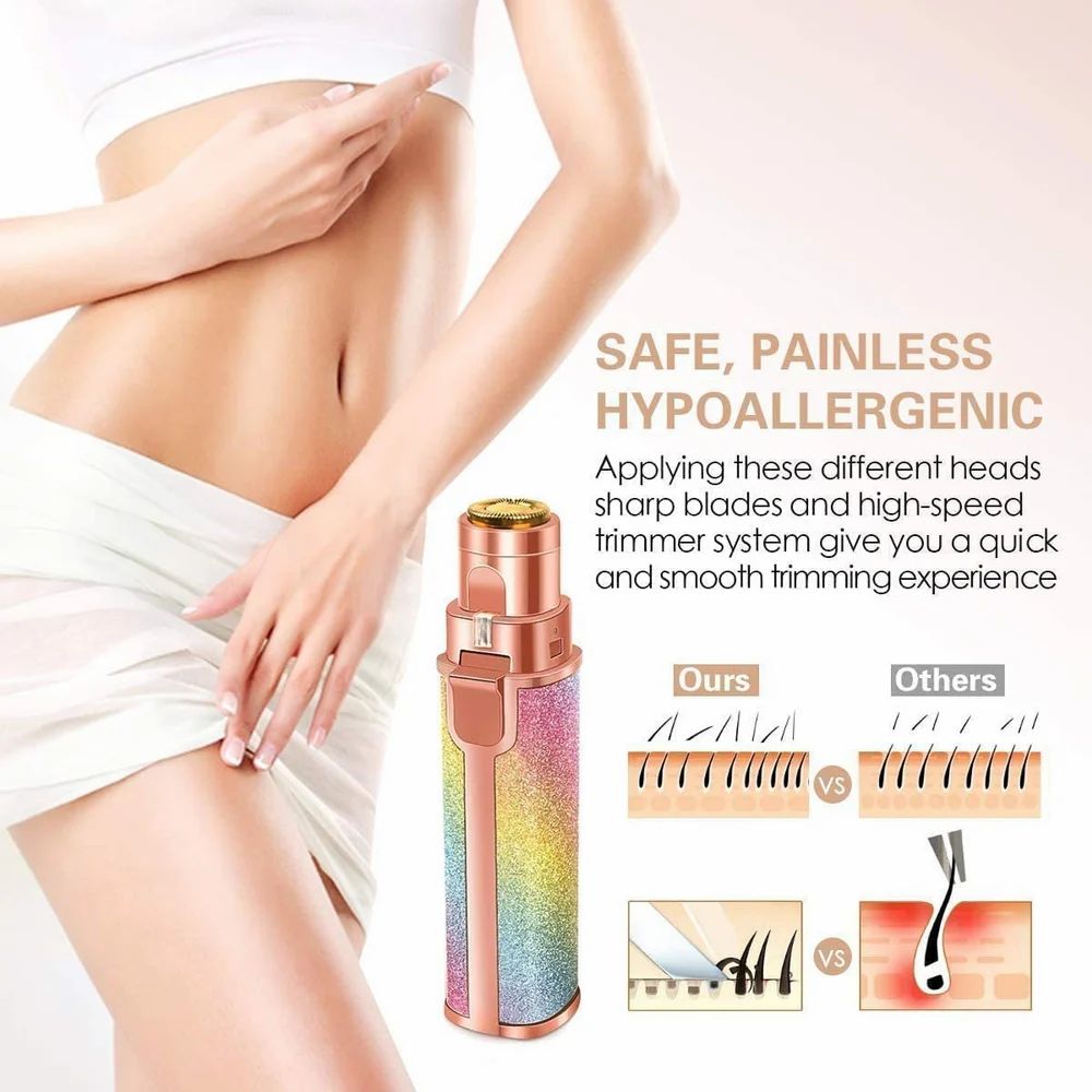 Multicolor Flawless 2 in 1 Beauty Trimmer