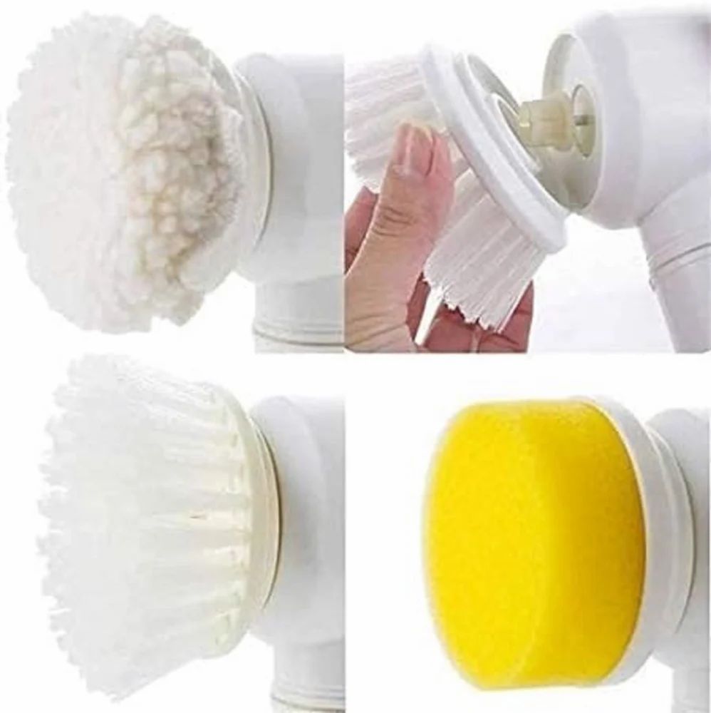 Rechargeable Electric Cleaning Brush Set – Multi-Surface Scrubber