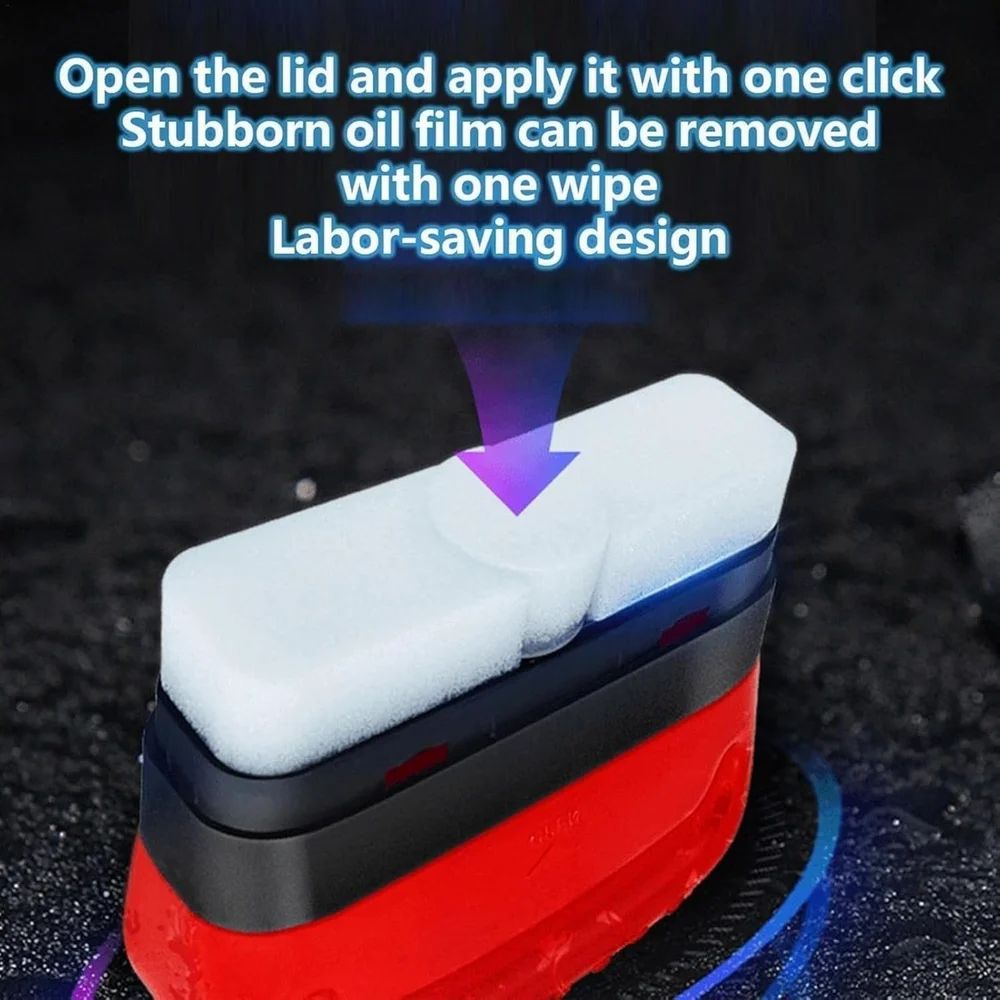 Premium Oil Film Remover Brush – Crystal Clear Clarity for Every Drive