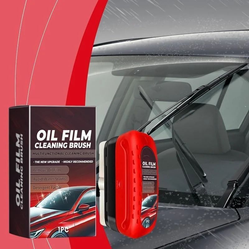 Premium Oil Film Remover Brush – Crystal Clear Clarity for Every Drive