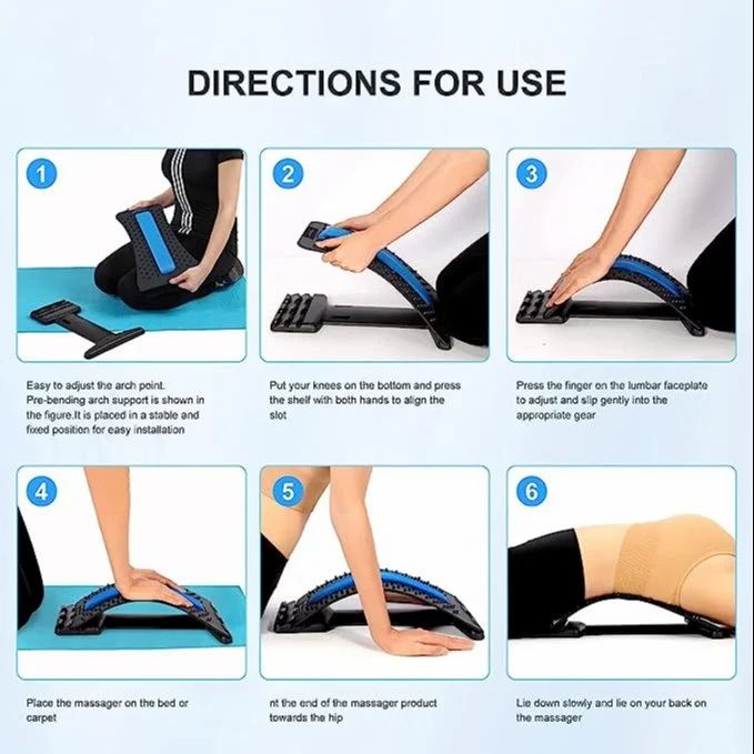 Magic Spine Stretcher for Back Pain Relief, Posture Correction & Flexibility