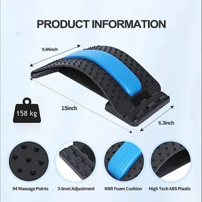 Magic Spine Stretcher for Back Pain Relief, Posture Correction & Flexibility