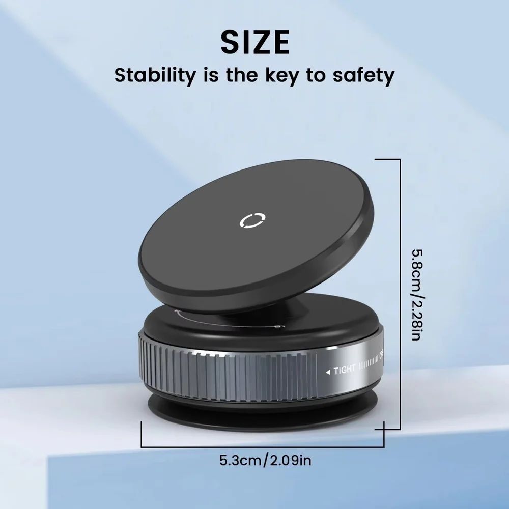 Ultra-Secure Magnetic Car Mount – For iPhone & Android
