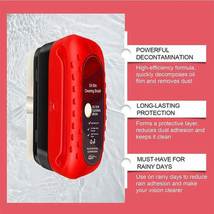 Premium Oil Film Remover Brush – Crystal Clear Clarity for Every Drive