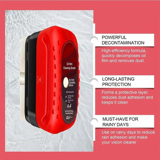 Premium Oil Film Remover Brush – Crystal Clear Clarity for Every Drive