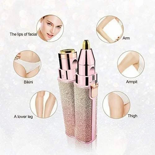 Multicolor Flawless 2 in 1 Beauty Trimmer