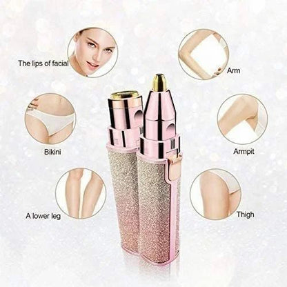 Multicolor Flawless 2 in 1 Beauty Trimmer