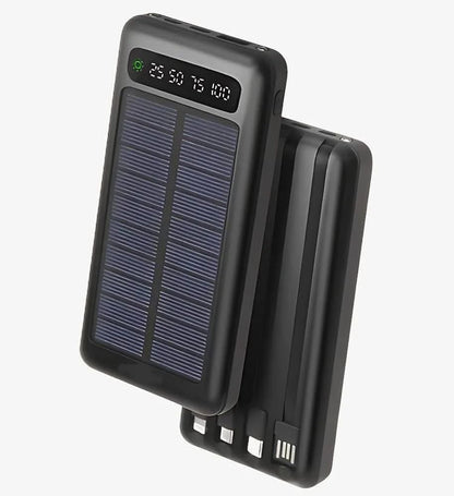 Solar Mate 10000mAh – Dual USB Power Bank with LED Light