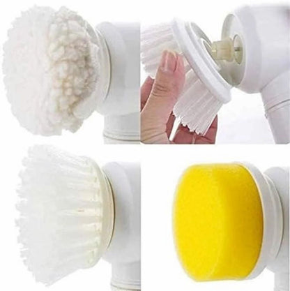 Rechargeable Electric Cleaning Brush Set – Multi-Surface Scrubber