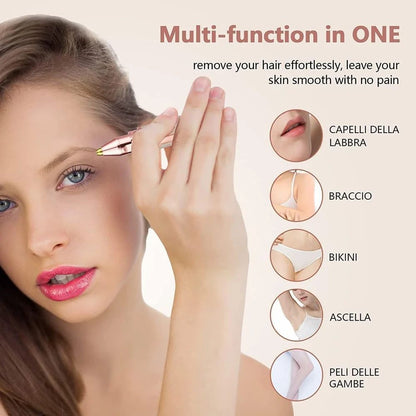 Multicolor Flawless 2 in 1 Beauty Trimmer
