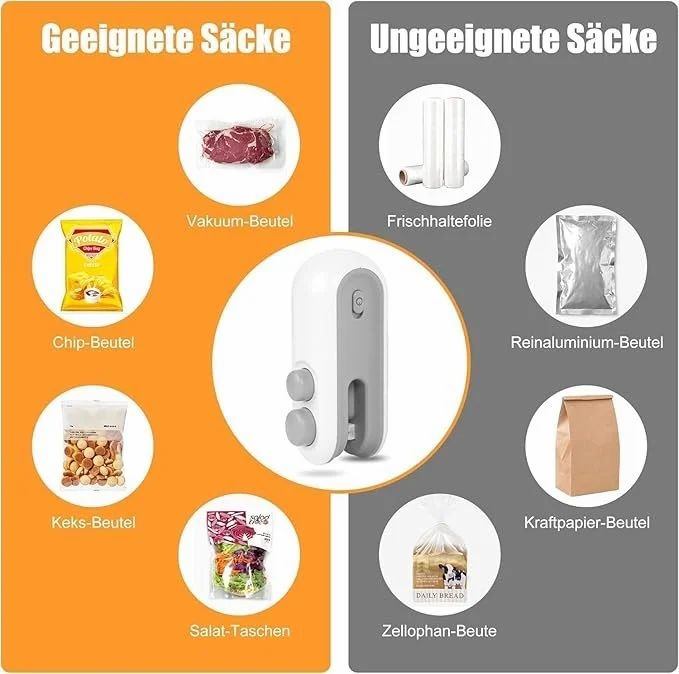 Manual 2 in 1 Electric Heat Sealer and Cutter